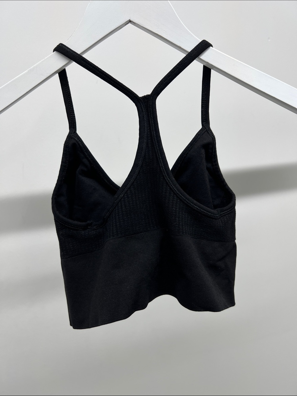 Black Racerback Sports Bra - Picture 4 of 4
